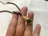Picture of Garnet Gemstone with Delicate  Green Crystal Pi Xiu Pi Yao Pendant Women Necklace
