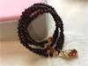 Picture of Red Garnet with Plating Gold Red Crystal Pi Xiu Pi Yao Pendant Women Bracelet/Necklace