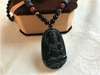 Picture of Natural Black Obsidian Eight Guardian Bodhisattva Amulet Necklaces for 12 Zodiac Signs