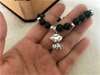 Picture of Black Agate 925 Silver Zodiac Sign Charm Bracelet for Good Luck 2022