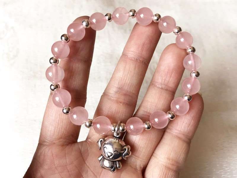 Rose Quartz Crystal Bracelet to Attract Love