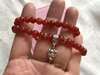 Picture of Two Layers Red Agate S925 Silver Pig Charm Bracelet for Pig  in 2025