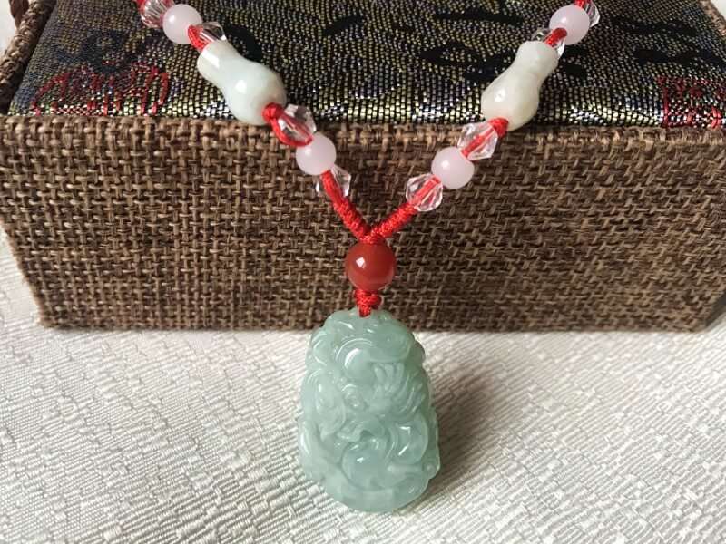 Details about   Happy Lucky Chinese Zodiac Dragon Natural Jade Jadeite Amulet Pendant Talisman 