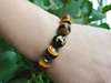 Picture of Top 7A Tiger's Eye Natural  Stone Chinese Zodiac Charm Bracelet for Good Luck and Fortune for Man