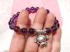 Picture of 925 Silver Chinese Zodiac Charms Amethyst Beaded Bracelet to Attract Love