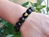 Picture of Black Obsidian Chinese Zodiac Charm Bracelet to Enhance Body Vitality for Man