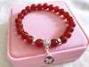 Picture of Red Agate Beads Chinese Zodiac Charm Bracelet to Bring Good Luck in 2025