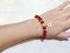 Picture of Red Agate Beads Chinese Zodiac Charm Bracelet to Bring Good Luck in 2025