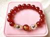 Picture of Red Agate Sanhe Three Harmonies Zodiac Symbol Bracelets for Woman