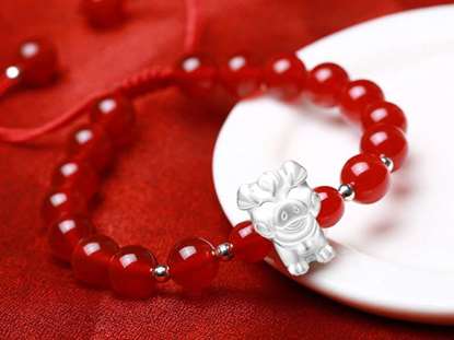 Sterling Silver Zodiac Charm Bracelet Handmade Star Sign Horoscope Gift  for Women 4mm Beaded Stretch Custom Sizes