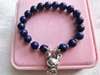 Picture of Lapis Lazuli Sterling Silver Chinese Zodiac Charm Bracelet for Good Career