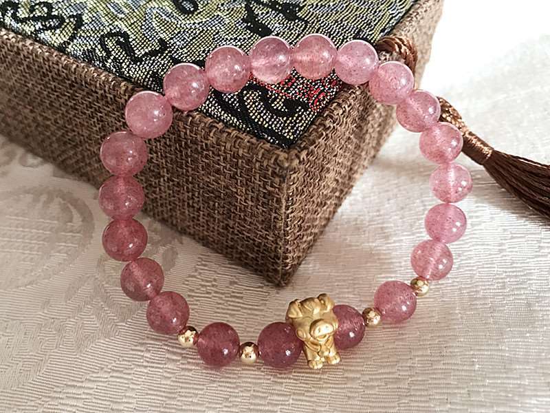 Mahi Floral Love Crystal Bracelet
