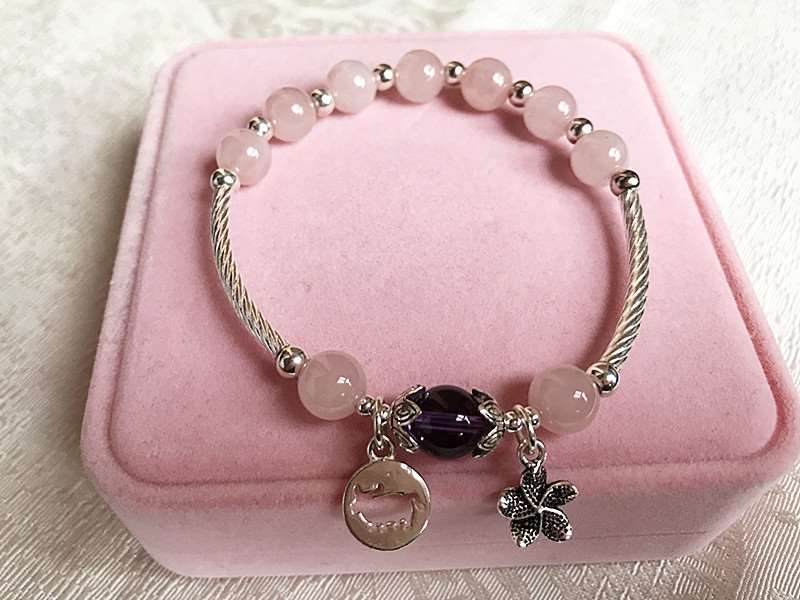 Aquarius Zodiac Bracelet and Astrology Jewelry, choice of crystal color