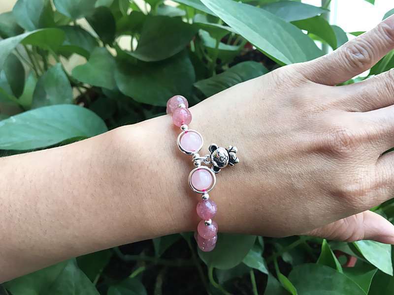 Details more than 86 strawberry crystal bracelet latest - POPPY