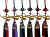 Picture of Brass Copper Gourd Hu Lu Pendant with Chinese Knots Lucky Charm Car Home Feng Shui Hanging Decoration