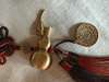 Picture of Brass Copper Gourd Hu Lu Pendant with Chinese Knots Lucky Charm Car Home Feng Shui Hanging Decoration