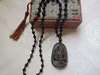 Picture of Natural Golden Obsidian Buddha for Pig, Dog  Amitabha Necklace