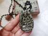 Picture of Natural Golden Obsidian Avalokiteshvara,  Buddhist Guardian Amulet Necklace for 2024
