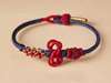 Picture of Chinese Wenchang Knot Braided Bracelet for Study, Career and Love