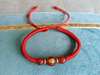 Picture of Hand-made Red Rope Vajra Knot Bracelet for Zodiac Pig