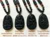 Picture of Natural Black Obsidian Eight Guardian Bodhisattva Amulet Necklaces for 12 Zodiac Signs