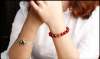 Picture of Red Agate/Black Agate Eight Guardian Zodiac Natal Buddha/Bodhisattva Amulet Bracelet for Female