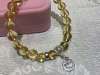 Picture of 925 Silver Yellow Citrine Crystal Chinese Zodiac Charm Bracelet for Good Wealth