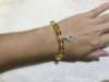 Picture of 925 Silver Yellow Citrine Crystal Chinese Zodiac Charm Bracelet for Good Wealth