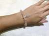 Picture of Rose Quartz 925 Silver 12 Chinese Zodiac Animals Charm Bracelet for Good Love Relationship