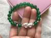 Picture of S9999 Silver Pi Xiu/ Pi Yao Green Agate Beads Bracelet to Attract Wealth for Pig, Rat, Ox, Tiger...