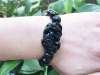Picture of Rainbow Eye Black Obsidian Pi Xiu/Pi Yao Charm Bracelet for Man for Good Wealth and Health