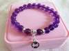 Picture of Amethyst Zodiac Charms Bracelet to Improve Love and Interpersonal Relationships