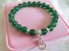 Picture of Green Agate Beads 925 Silver 12 Chinese Zodiac Beaded Charm Bracelet for Good Health