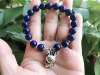 Picture of Lapis Lazuli Sterling Silver Chinese Zodiac Charm Bracelet for Good Career