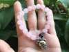 Picture of Rose Quartz Amethyst Lucky Bead 925 Sterling Silver Chinese Zodiac Charm Bracelet to Attract Love