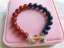 Picture of Red Agate and Lapis Lazuli with Citrine Lucky Bead Bracelet for Good Luck, Wealth and Career for Pig