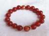 Picture of Red Agate Eight Guardian Zodiac Natal Buddha/Bodhisattva Six Words Proverbs Beads Bracelet