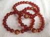 Picture of Red Agate/Black Agate Eight Guardian Zodiac Natal Buddha/Bodhisattva Amulet Bracelet for Female