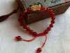 Picture of Red Agate 3D 999 Silver/Gold Plated Pi Xiu Pi Yao Charm Bracelet to Bring Luck and Wealth