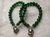 Picture of 925 Silver 12 Chinese Zodiac Green Agate Beads Beaded Charm Bracelet for Good Health, Beauty