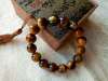 Picture of Top 7A Tiger's Eye Natural Stone Liuhe Six Harmonies Zodiac Symbol Bracelet for Man