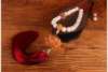 Picture of Hand-Made Natural Mahogany Lotus Flower Car Rearview Mirror Hanging Ornament for Safe Driving in  2026
