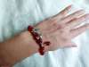 Picture of Red Agate Bracelet with Zodiac Charm for Good Luck, Gift