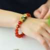 Picture of Color-Changing Pixiu Red Agate Luck Bracelet for Women Gift