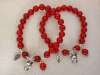Picture of Red Agate Rabbit Sign Charm Bracelet for Woman Good Luck 2025