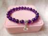 Picture of Amethyst Zodiac Charms Bracelet to Improve Love and Interpersonal Relationships