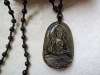 Picture of Natural Golden Obsidian Buddha for Pig, Dog  Amitabha Necklace