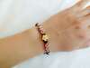 Picture of Rope Bracelet for Love, Ancient Sand Gold Peach Blossom Bracelet for Love