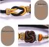 Picture of Rope Braided Mobius Knot Bracelet for Love, Adjustable Rope Couples Lovers Bracelets