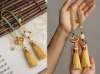 Picture of Car Rearview Mirror Pendant Brass Ruyi lock, Car Hanging Decoration 2026